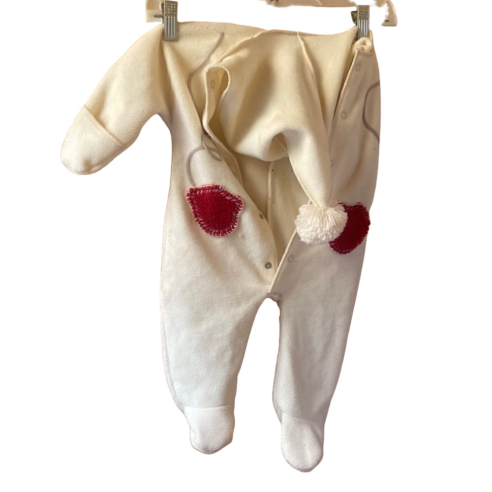 Fleece  hooded  pajama